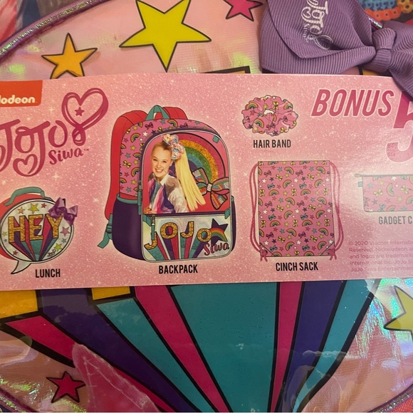 🌻 | SPRING CLEARANCE | Jojo Siwa 5pc backpack set - Picture 4 of 9